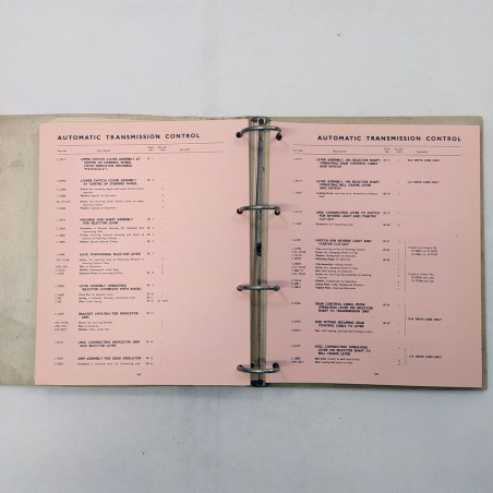 Jaguar Spare parts catalogue - Raccoglitore parti di ricambio 1965. Polvere