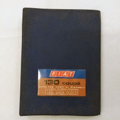 Raccoglitore Catalogo parti di ricambio Fiat 130 coupé. Impolverato e macchiato