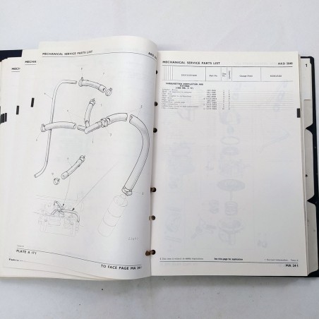 Ricambio - Parts List British Leyland, '69. Raccoglitore in condizioni mediocri