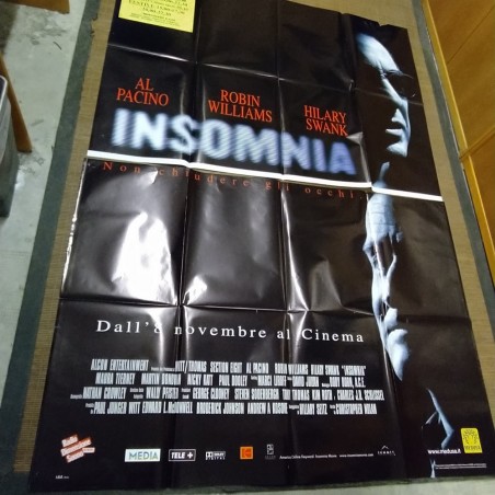 Manifesto originale Insomnia 2002 Due fogli, segni di scotch strappi e mancan...