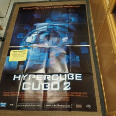 Manifesto originale Hypercube – Il cubo 2 2003 Due fogli, segni di scotch... 2