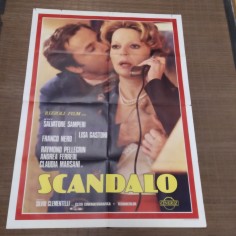 Manifesto originale Scandalo 1976 Pieghe e piccoli strappi... 2