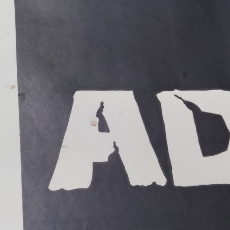 Manifesto originale Ad un’ora della notte 1973 Pieghe e piccoli strappi e mac...