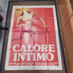Manifesto originale Calore intimo 1977 Forellini di affissione e macchie, alo... 2