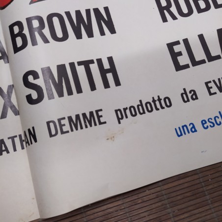 Manifesto originale Femmine in gabbia 1974 Forellini di affissione. Due fogli...