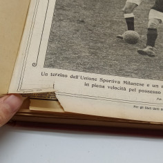 Lotto di 40 numeri della rivista Lettura sportiva dell'anno 1912 rilegati 2