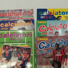 Lotto di 3 album figurine Panini di calciatori con alcune figurine 1992-1996 2