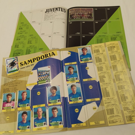Lotto di 3 album figurine Panini di calciatori con alcune figurine 1992-1996