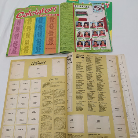 Lotto di 4 album di figurine calciatori Panini 1987-88 e 1993/94 (x3)