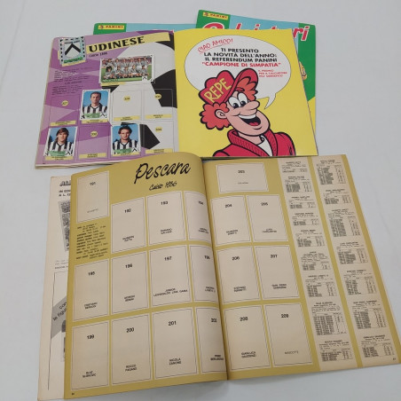 Lotto di 4 album di figurine calciatori Panini 1987-88 e 1993/94 (x3)