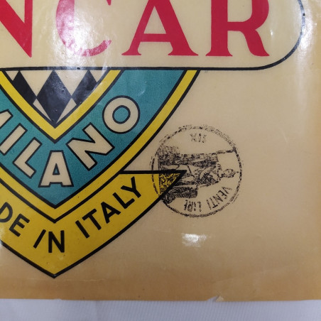 Lotto di 2 vetrofanie biciclette Vincar Milano, varie dimensioni