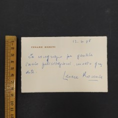 Biglietto di auguri di Cesare Romiti a Indro Montanelli, 1978 2
