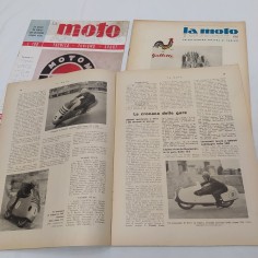 Lotto di 3 riviste La moto annate 1951/53/56. Macchie 2