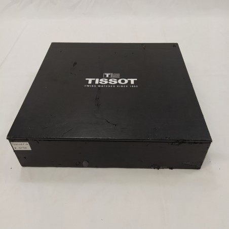 Cofanetto portaorologio Tissot con 15 alloggi colore nero con sbucciature