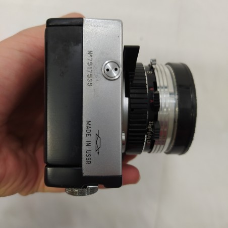 Macchina fotografica russa Zorki 70, obiettivo 2.8/45, meccanismi fluidi