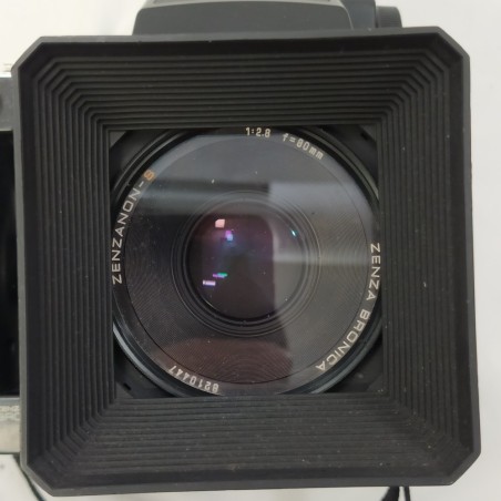 Macchina fotografica Zenza Bronica 6x6 SQ + 80:2,8 pentaprisma, esposimetro