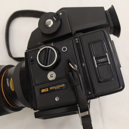 Macchina fotografica Zenza Bronica 6x6 SQ + 80:2,8 pentaprisma, esposimetro