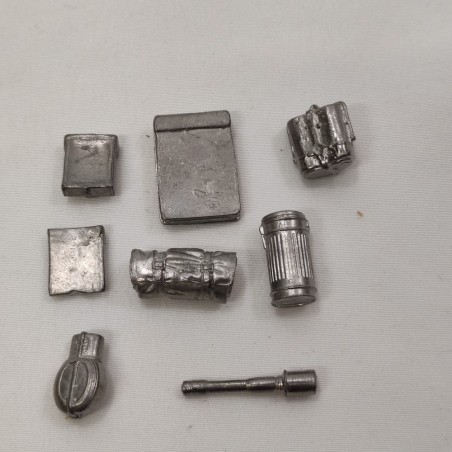 Accessori in piombo tedeschi II guerra mondiale sc. 1/16