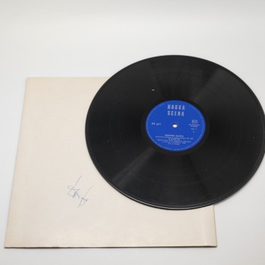 Disco vinile Mistero Buffo con autografo originale Dario Fo