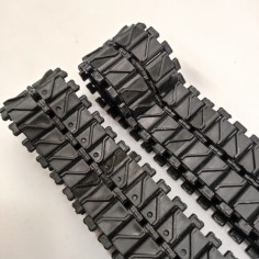 Coppia cingoli ricambio carro americano Sherman sc. 1/16 disegni diversi 2