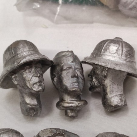 Accessori in piomboo scala 1/16 busti teste Usa Tedeschi Urss