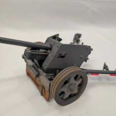 Cannone tedesco II Guerra Mondiale 75 mm mimetica grigia Century Toys 2