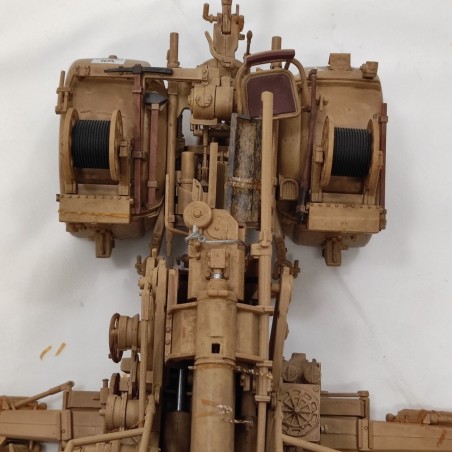 Cannone tedesco Flak 36 88 mm WWII sc. 1/18 scomponibile livrea Africa Korps