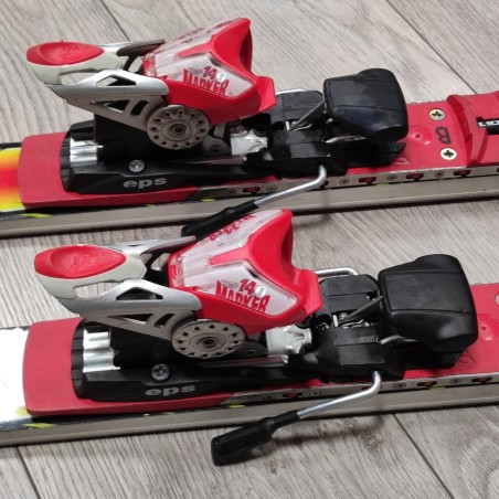 Coppia sci da discesa / gara Volkl 187 cm con attacchi usati