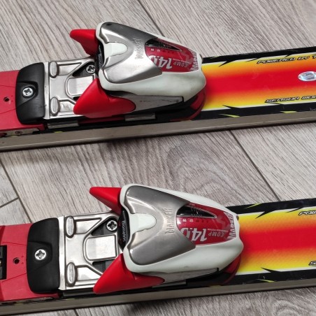 Coppia sci da discesa / gara Volkl 187 cm con attacchi usati