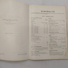 Fiat Vettura 1100 R Caratteristiche e dati per le revisioni Feb. 1966 macchie 2