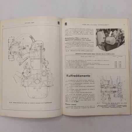 Fiat Vettura 1100 R Caratteristiche e dati per le revisioni Feb. 1966 macchie