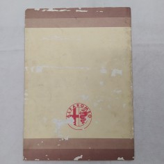 Alfa 90 tipo 162 Product Bulletin Set. 1984 fori e sbucciature in copertina 2