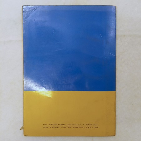 Fiat 2300-2300 S coupè catalogo parti di ricambio carrozzeria 1966