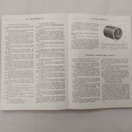 Fiat Passenger Cars 1800 1800B- 2300 Shop Manual Sep. 1961 lingua inglese