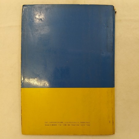 Fiat 124 Sport coupè (tipo BC) Catalogo Parti di Ricambio Carrozzeria 1969
