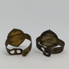 Lotto di 2 bolli auto ACI da collezione anni 1931, 1936. Ossidazione 2