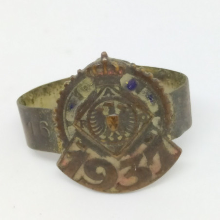 Lotto di 2 bolli auto ACI da collezione anni 1931, 1936. Ossidazione