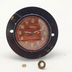 Orologio da cruscotto Metron carica manuale durata 8 giorni riverniciato 2