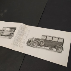 Catalogo Fiat 520 6 cilindri Torpedo e Berlina, 1928. Ingiallimenti 2