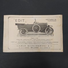 Opuscolo auto Carlo Mascheroni mod. Edit Torpedo. Aloni di umidità 2