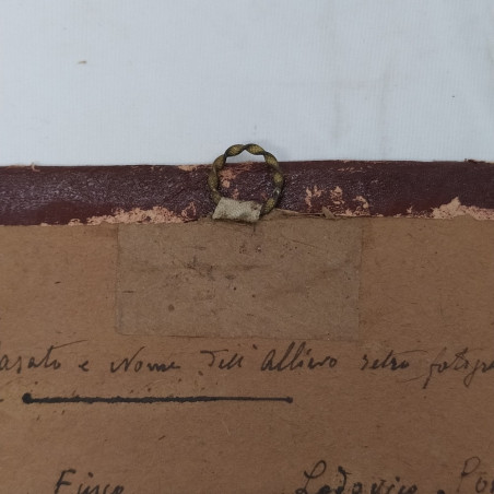 Foto della scuola militare di Modena, IV compagnia del 1876-77 con nomi