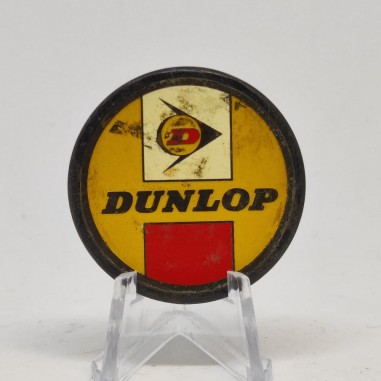 Calamita pubblicitaria Dunlop smaltata con macchie