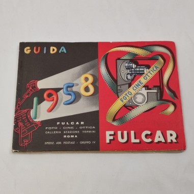 Catalogo Guida Fulcar prodotti ottici 1958. Annotazione a matita, lievi strappi