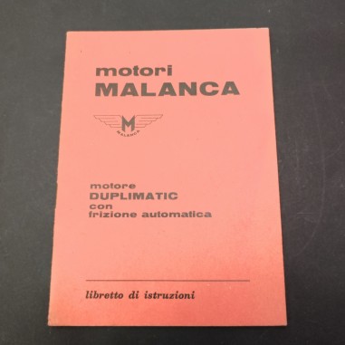 Libretto di istruzione dei motori Duplimatic Malanca. Macchie di officina