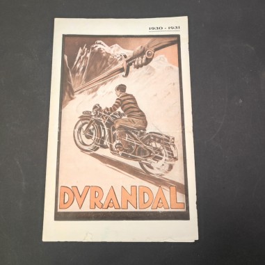 Catalogo motocicletta Durandal 1930/31 in francese. Strappi ai bordi