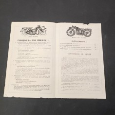 Catalogo motocicletta Durandal 1930/31 in francese. Strappi ai bordi 2