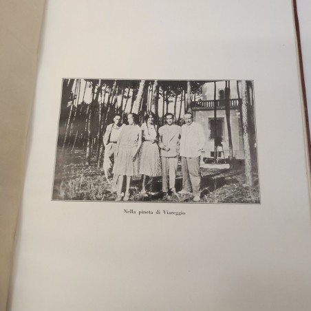 Libro in memoria di Italico Alessandro Mussolini, dedica Arnaldo Mussolini, 1931