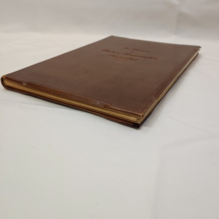 Libro in memoria di Italico Alessandro Mussolini, dedica Arnaldo Mussolini, 1931