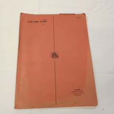 Listino Gama per ricambi motociclette Gilera, 1960 in raccoglitore. Ingiallito