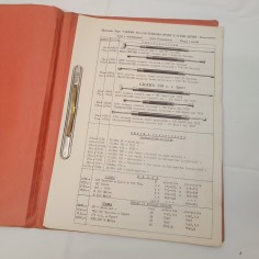 Listino Gama per ricambi motociclette Gilera, 1960 in raccoglitore. Ingiallito 2